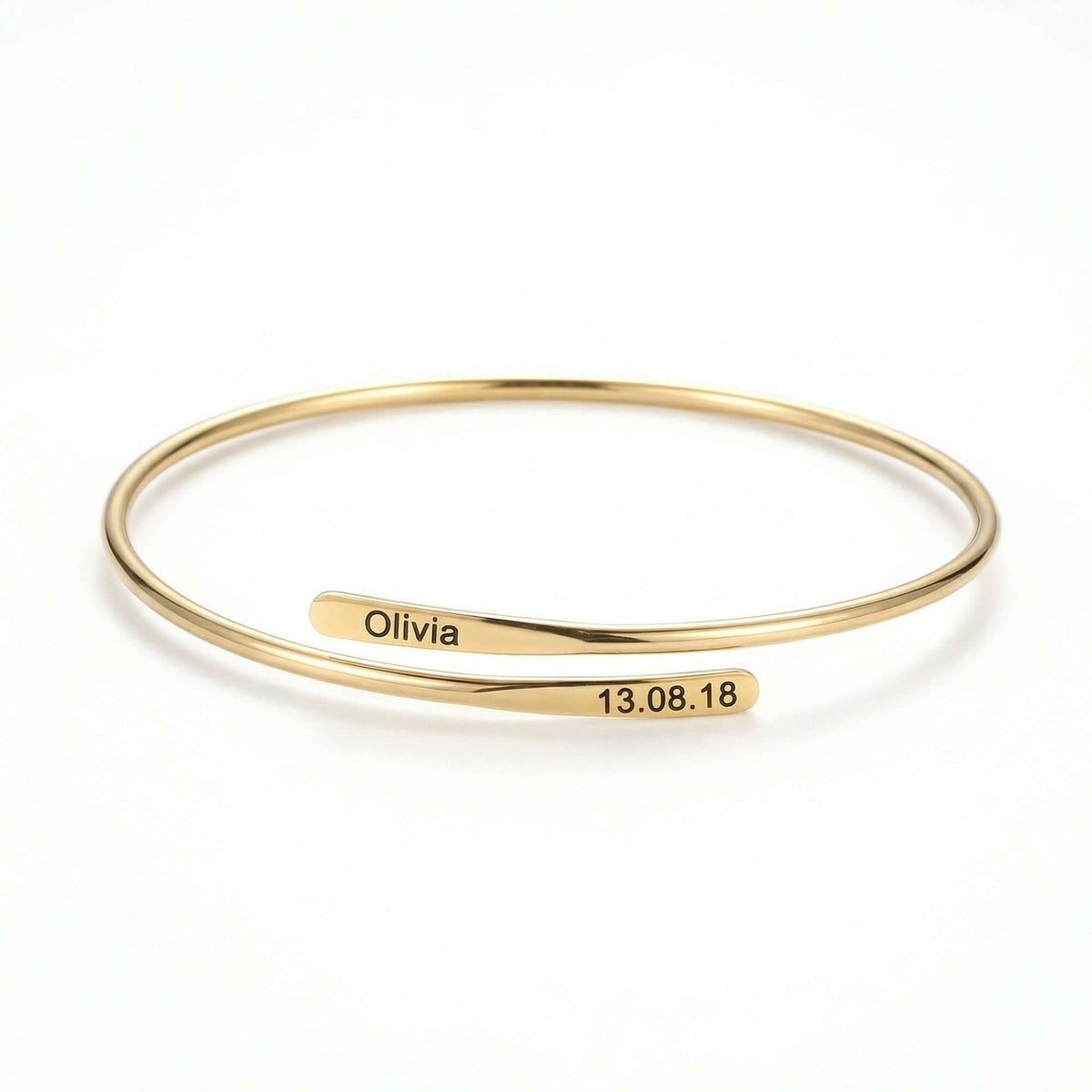 Pulsera Personalizada con Grabado – Nombres, Fechas y Palabras Especiales, para Parejas
