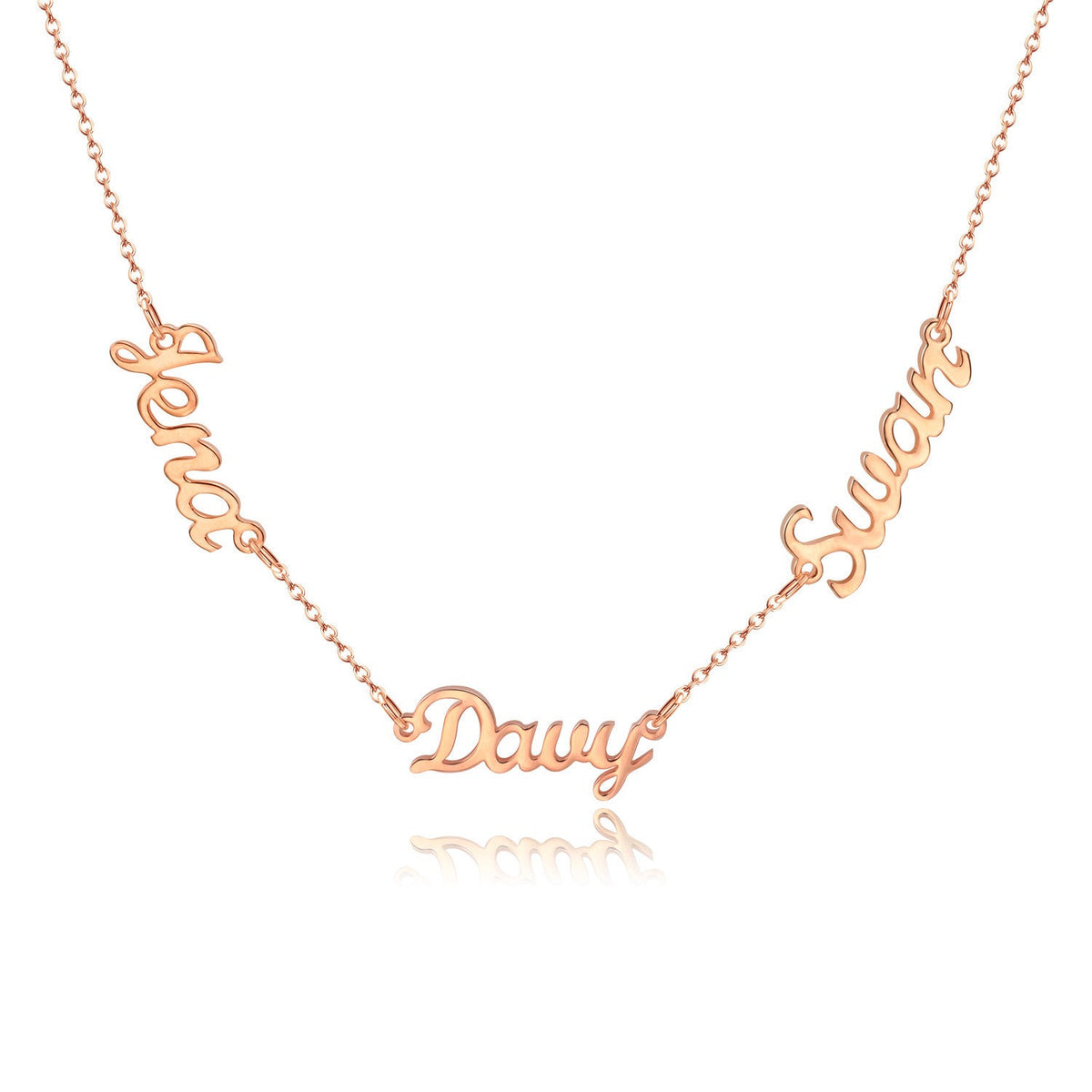 Collar Personalizado con Varios Nombres para Mujer