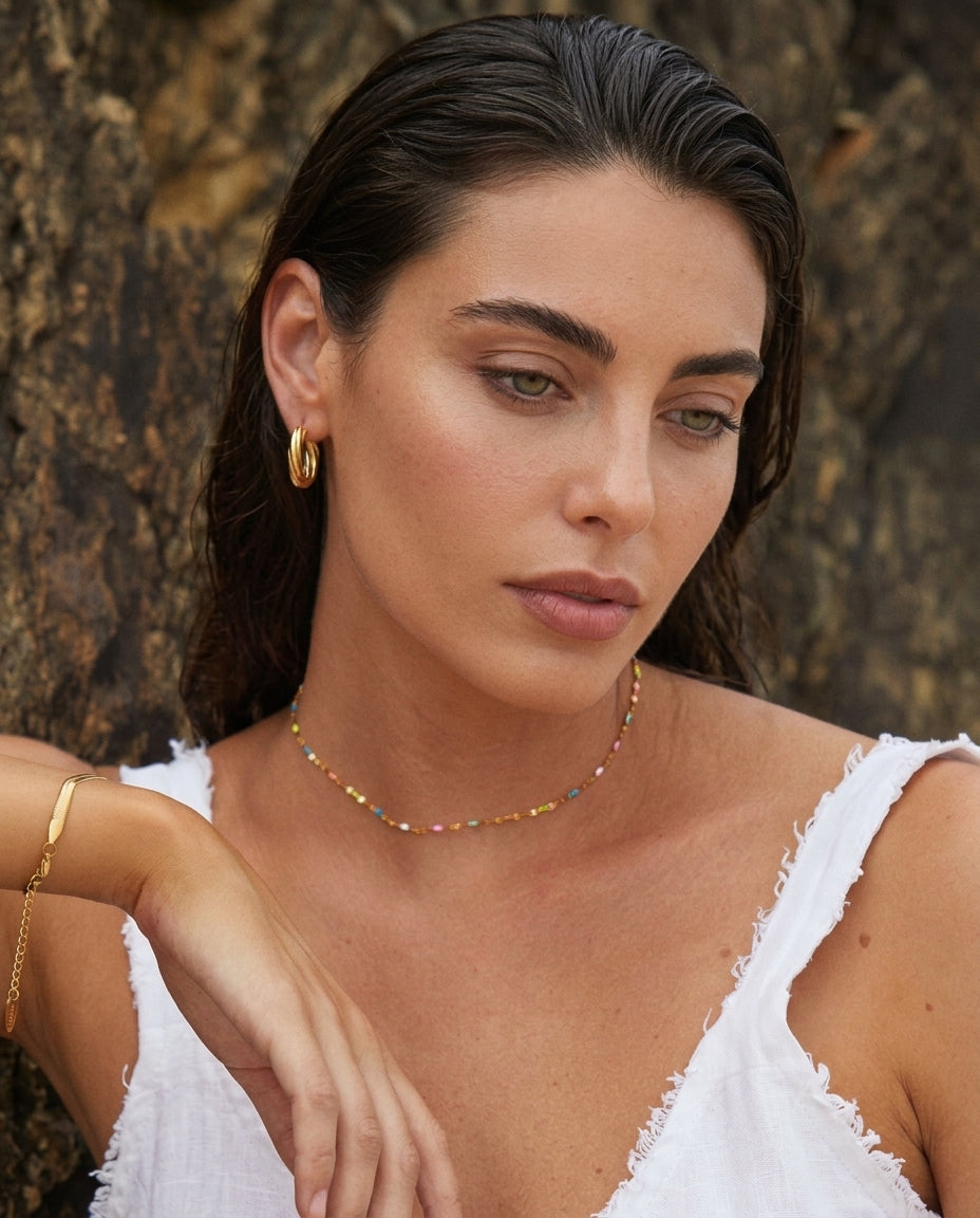 Choker delicado y colorido