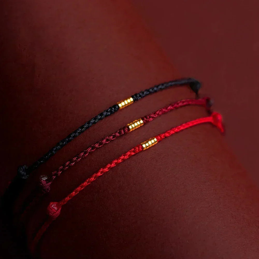 Pulsera de Kabbalah con hilo rojo – Pulsera protectora para la buena suerte
