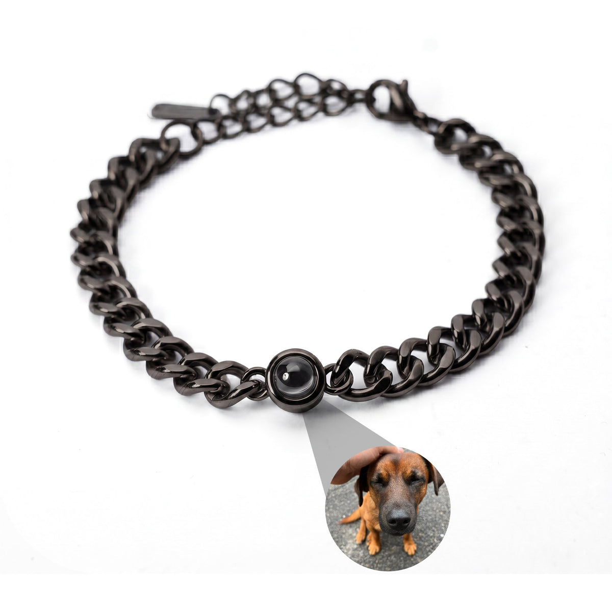 Pulsera con tu propia foto – cadena barbada