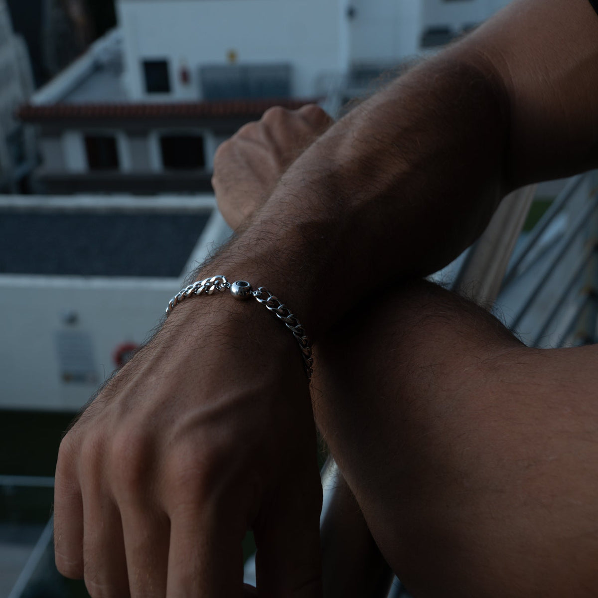 Pulsera con tu propia foto – cadena barbada