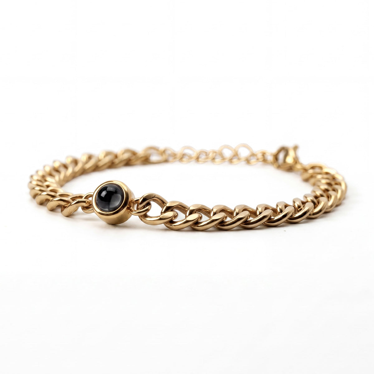 Pulsera con tu propia foto – cadena barbada