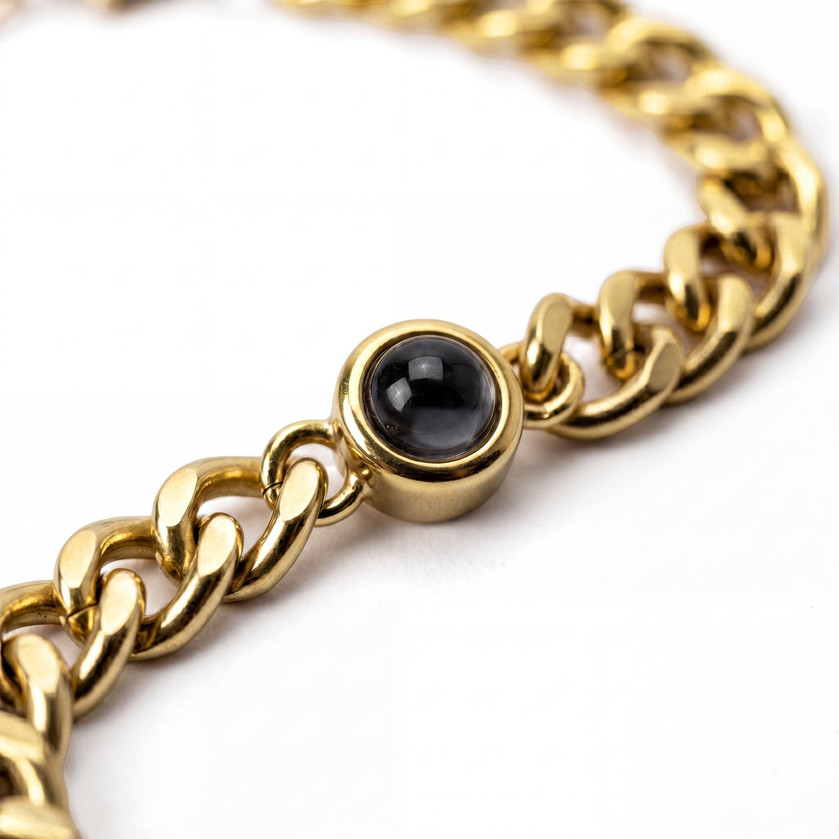 Pulsera con tu propia foto – cadena barbada