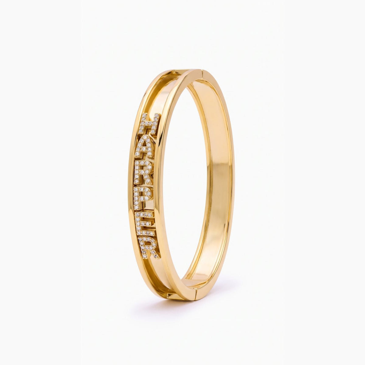 Pulsera personalizada con nombre y circonitas