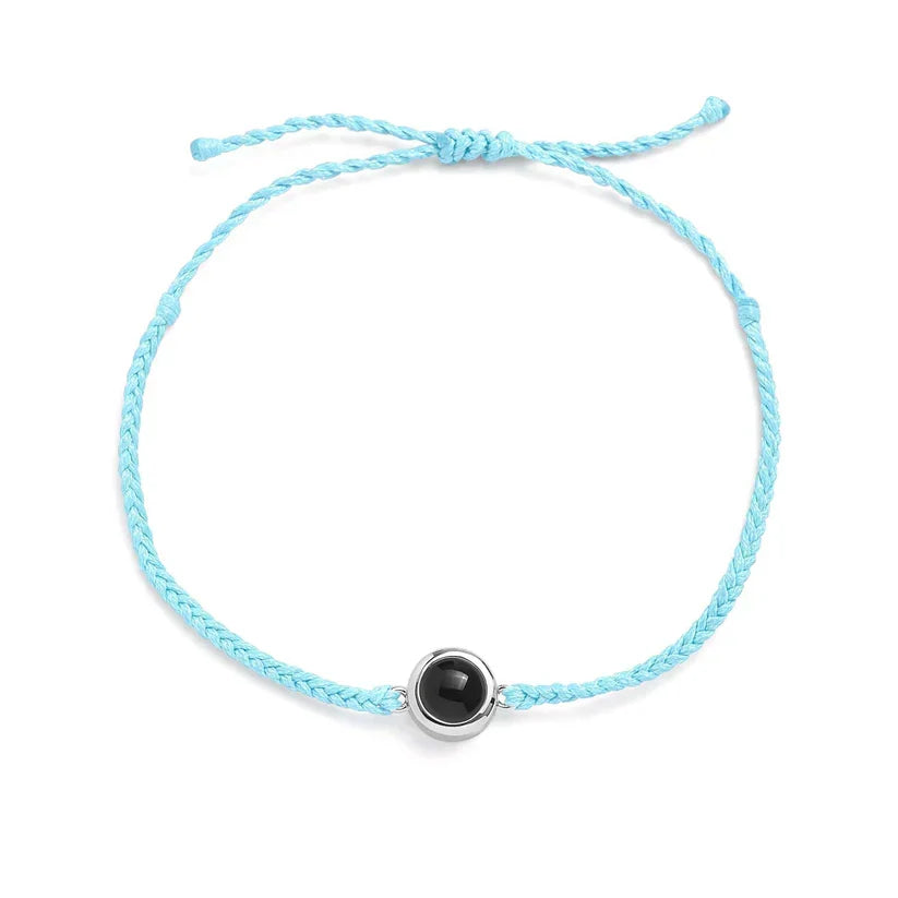 Pulsera con foto dentro personalizada – foto oculta en el colgante