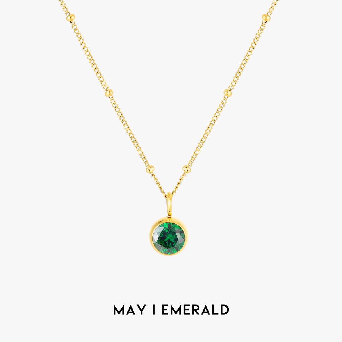 Collar con piedra de nacimiento