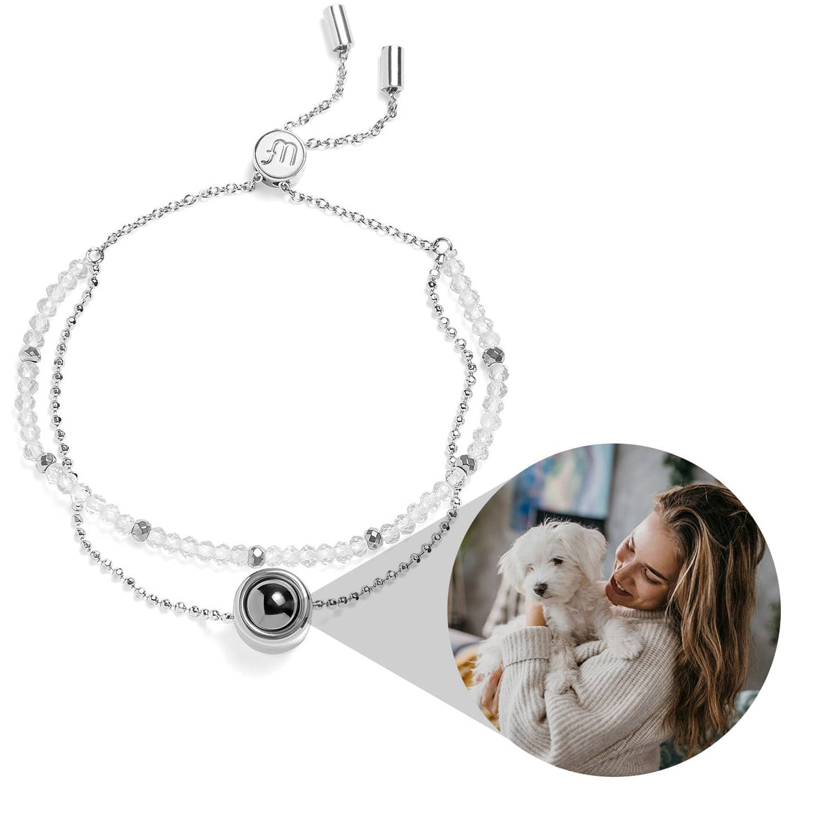 Pulsera personalizada con piedra