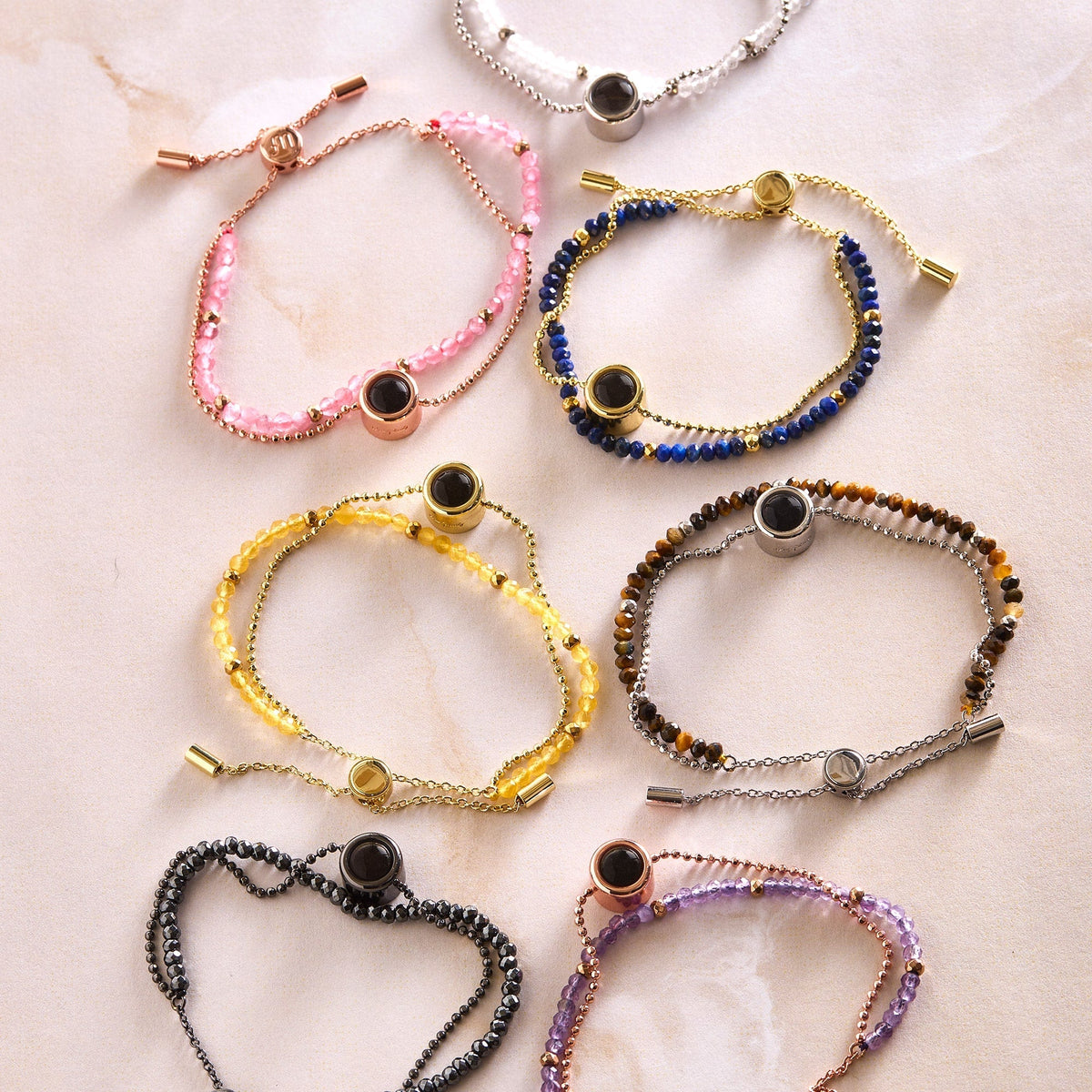 Pulsera personalizada con piedra