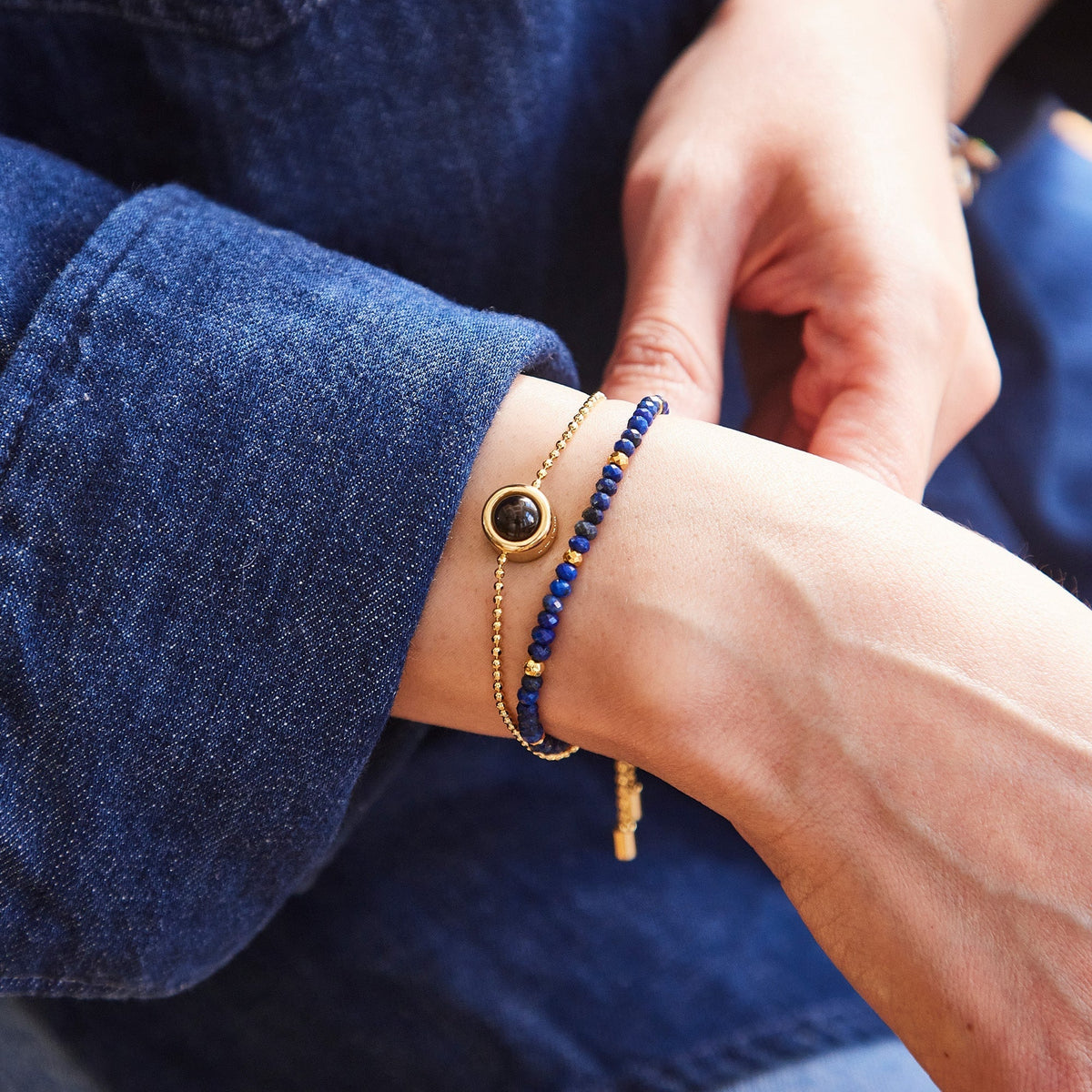 Pulsera personalizada con piedra