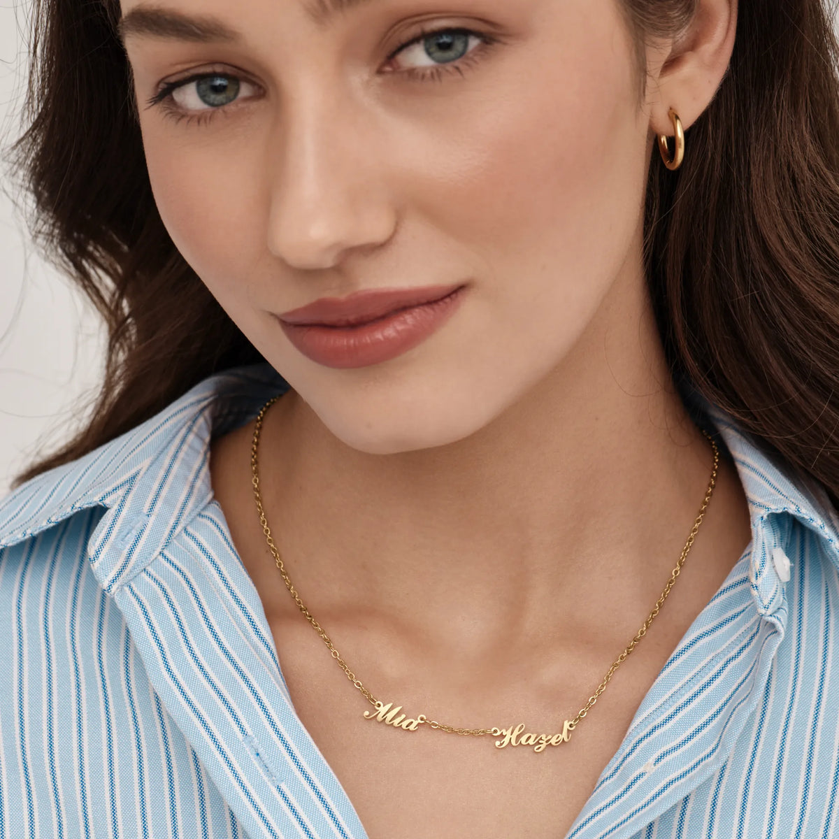 Collar Personalizado con Varios Nombres para Mujer