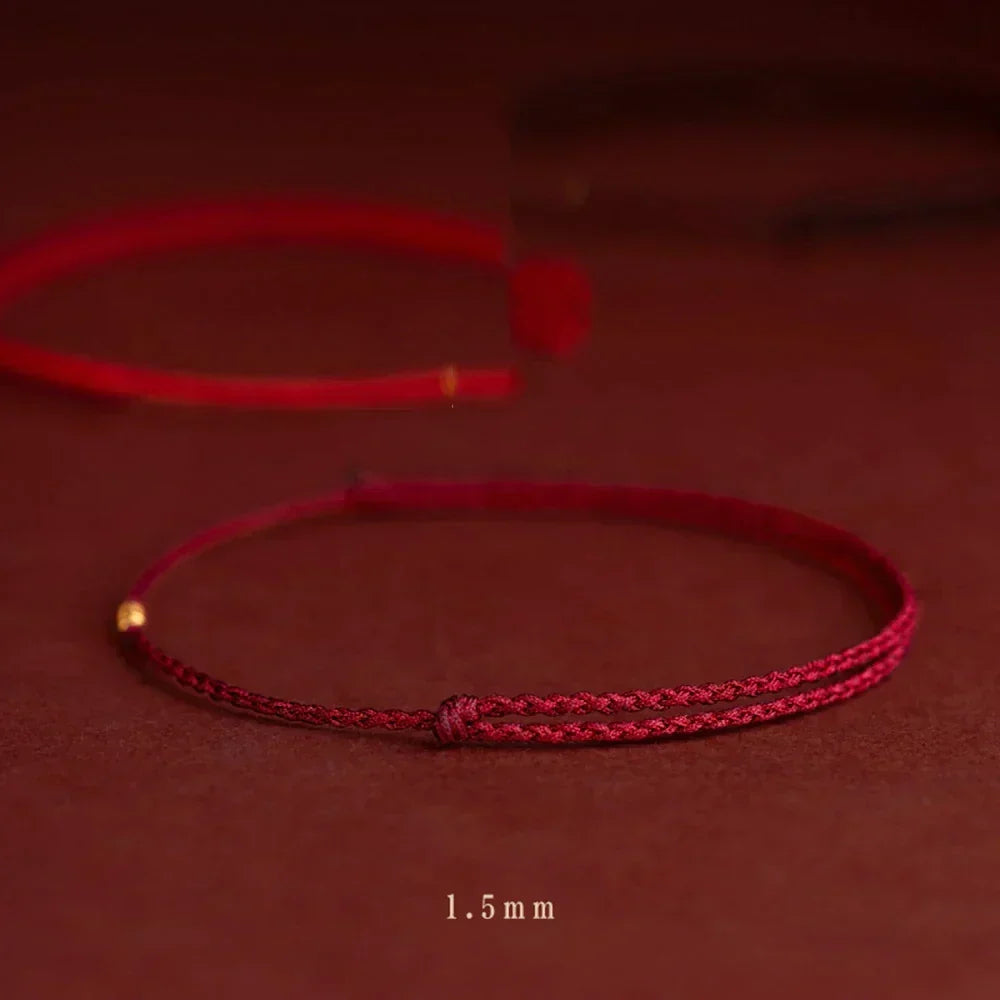 Pulsera de Kabbalah con hilo rojo – Pulsera protectora para la buena suerte