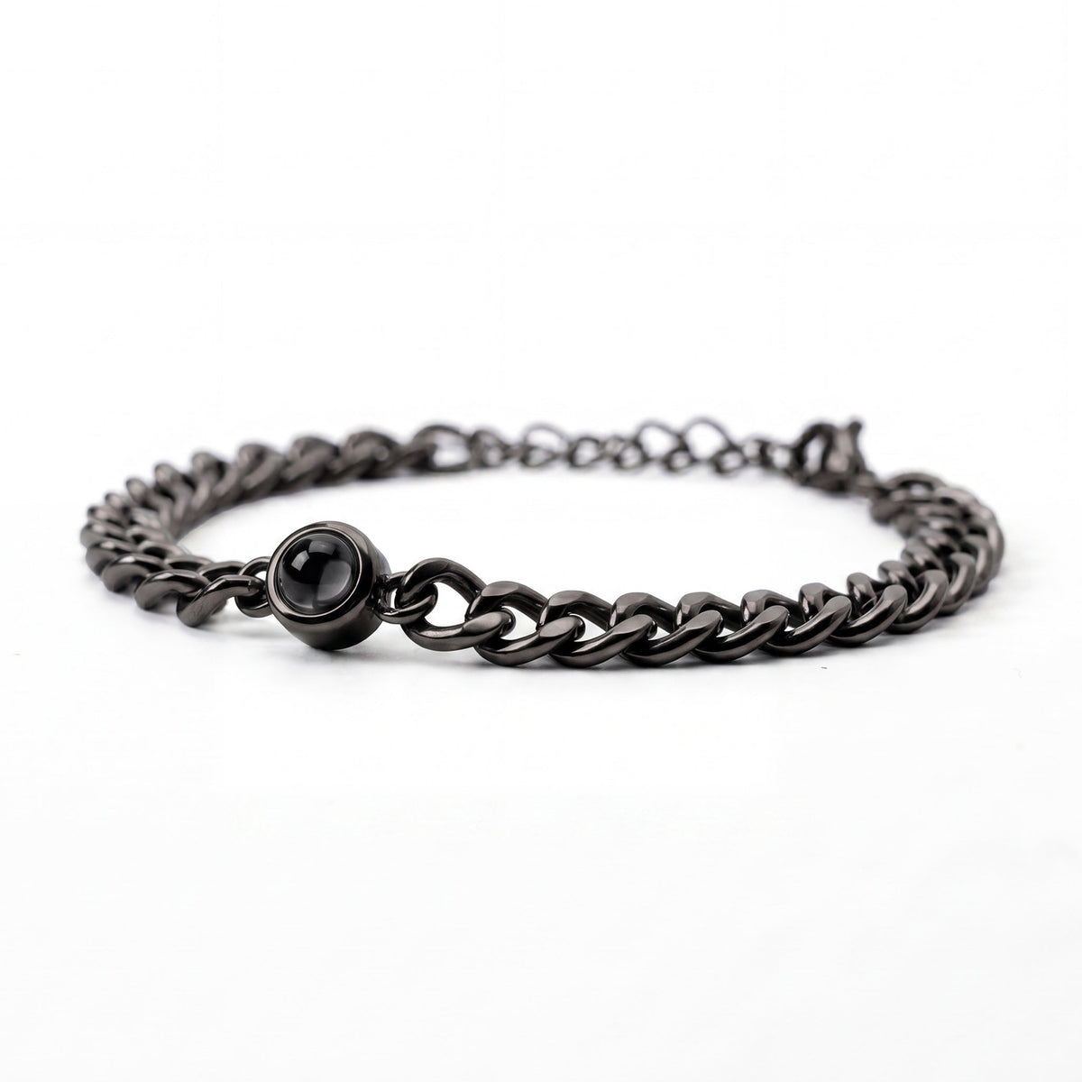 Pulsera con tu propia foto – cadena barbada