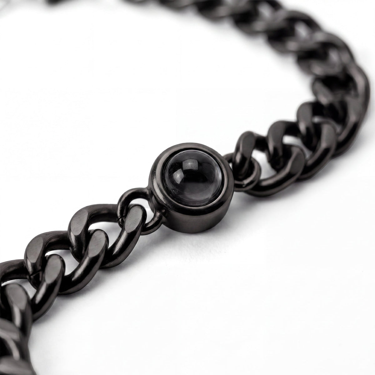 Pulsera con tu propia foto – cadena barbada
