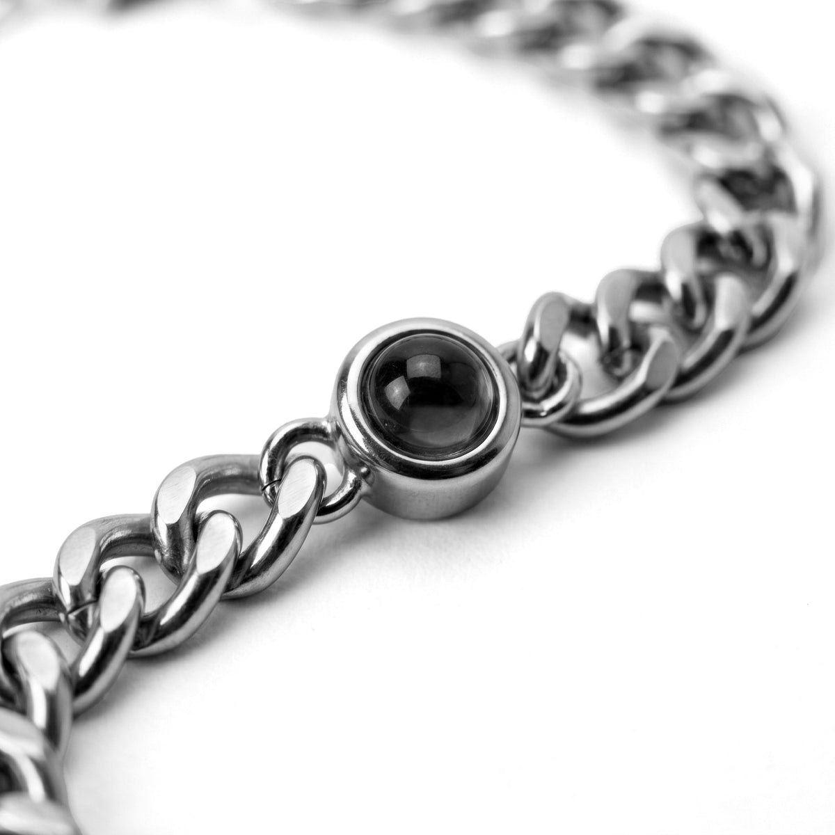Pulsera con tu propia foto – cadena barbada