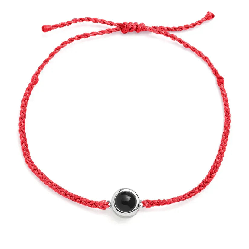 Pulsera con foto dentro personalizada – foto oculta en el colgante