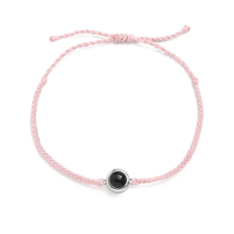 Pulsera con foto dentro personalizada – foto oculta en el colgante