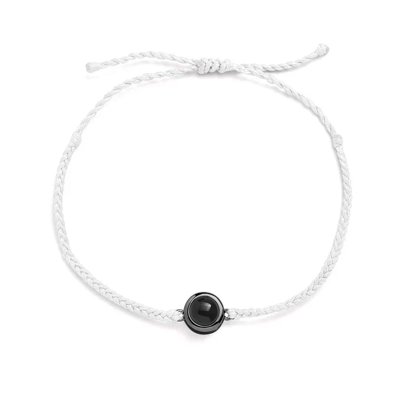 Pulsera con foto dentro personalizada – foto oculta en el colgante