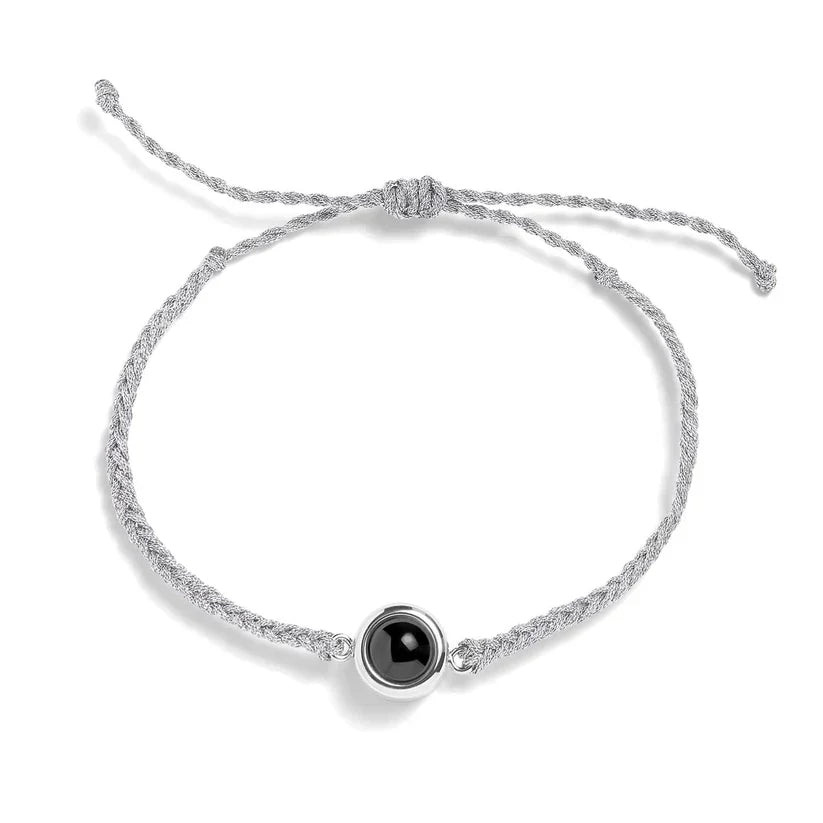 Pulsera con foto dentro personalizada – foto oculta en el colgante