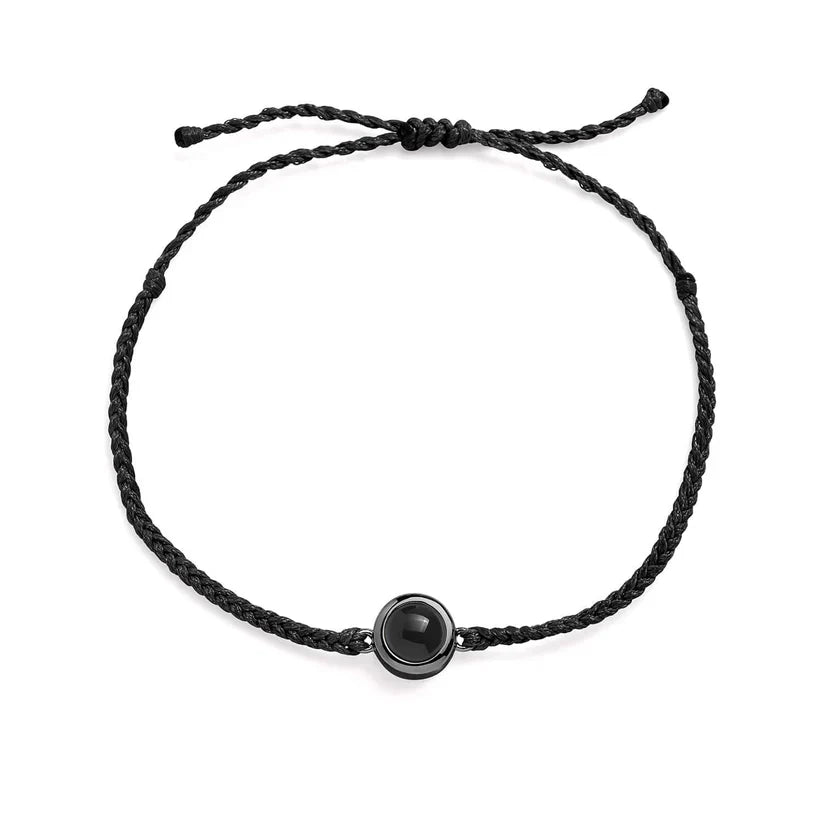 Pulsera con foto dentro personalizada – foto oculta en el colgante