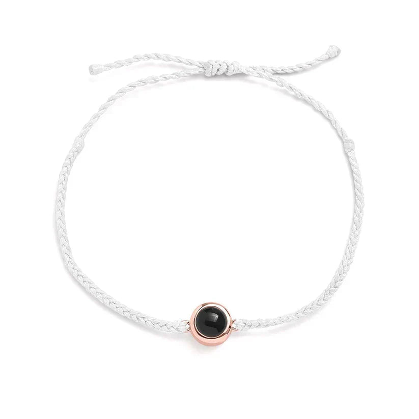 Pulsera con foto dentro personalizada – foto oculta en el colgante